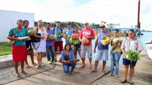 Rita e grupo de agricultores de Maria Jape - Clodoaldo Ribeiro