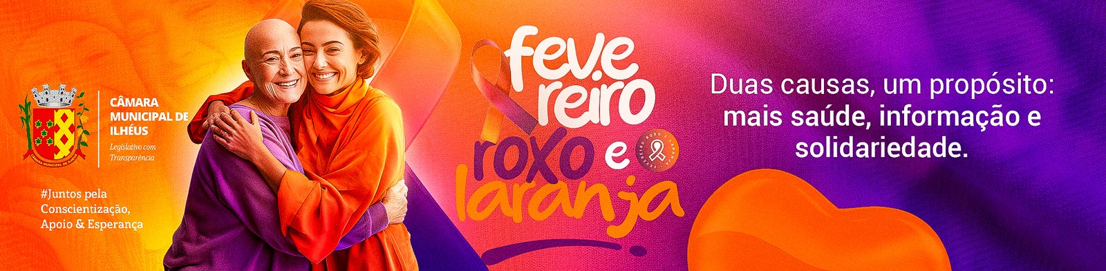 JANEIRO ROXO E LARANJA